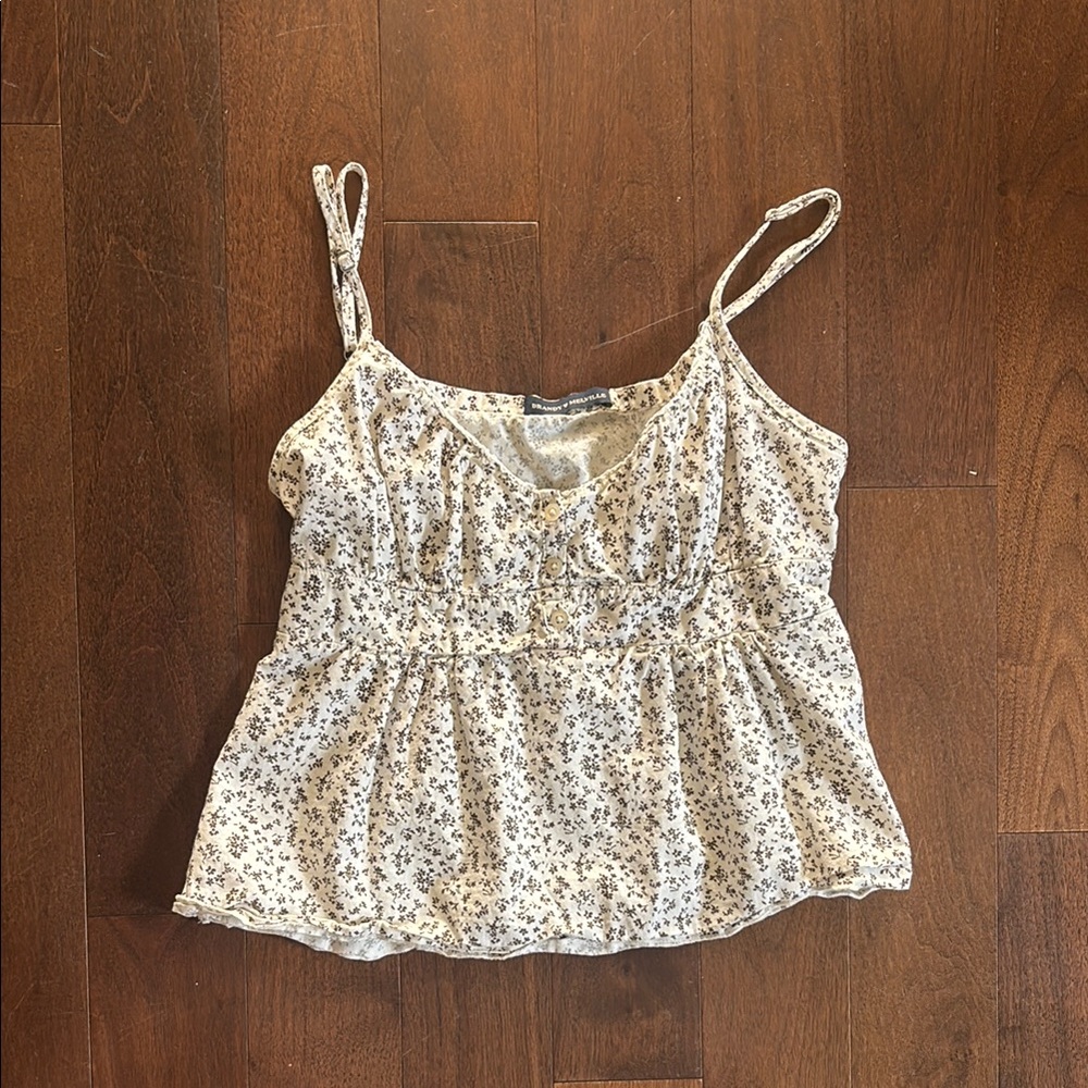 Floral Cream Women's Top